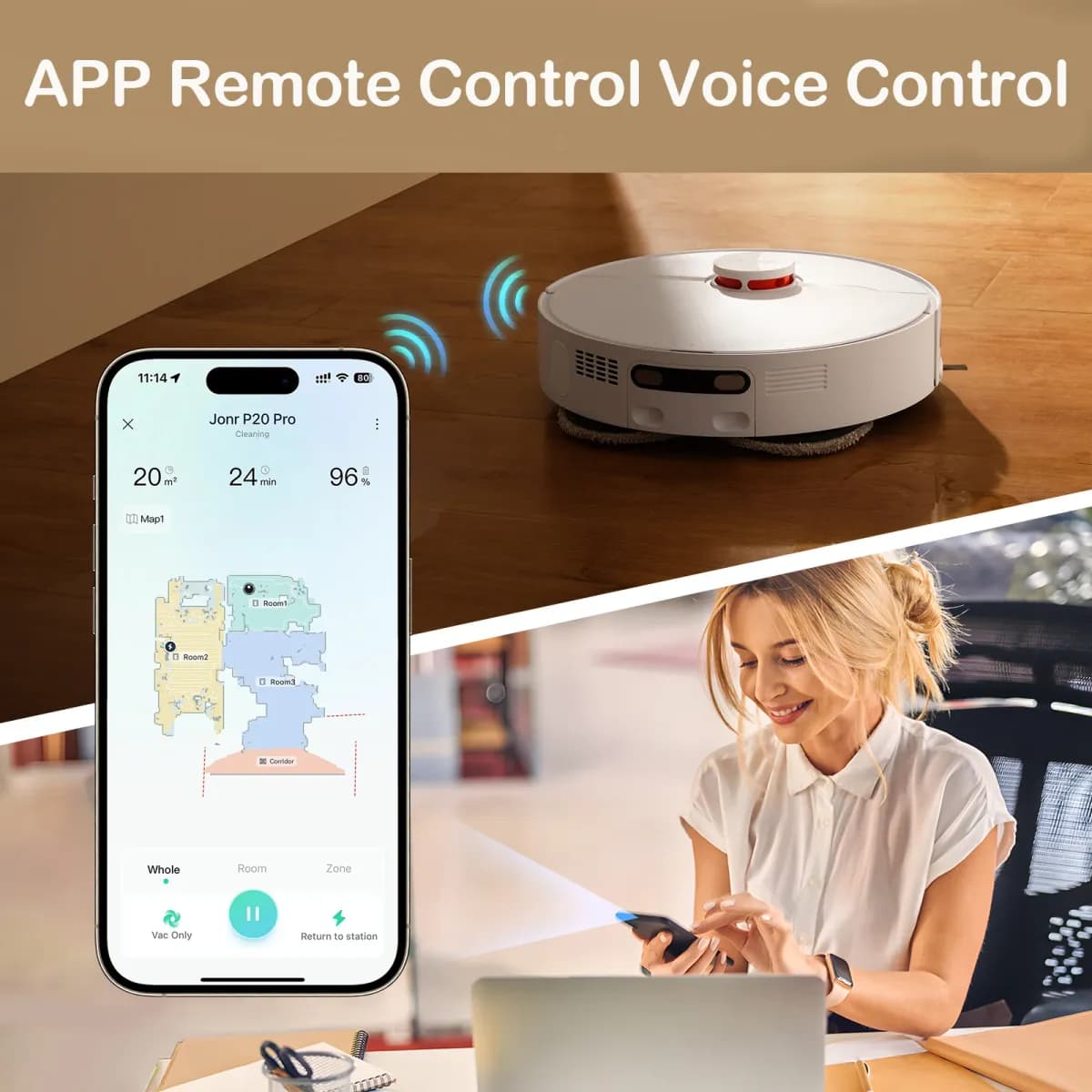 JONR Robot Vacuum P20 Pro - 5