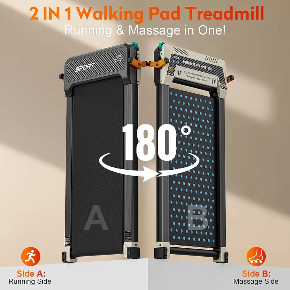 Akluer 520A-A Under-Desk Treadmill & Foot Massager - 2