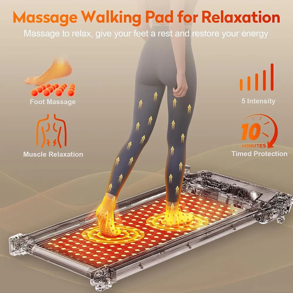 Akluer 520A-A Under-Desk Treadmill & Foot Massager - 3