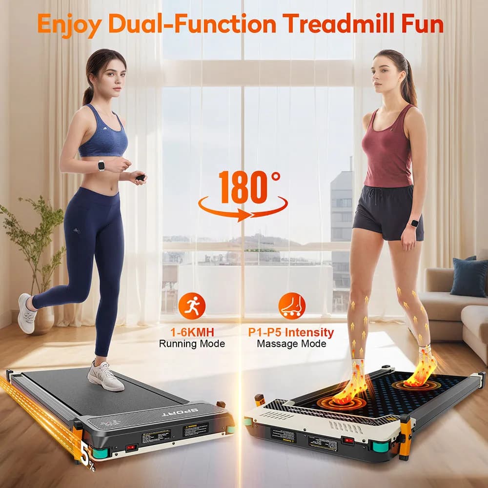 Akluer 520A-A Under-Desk Treadmill & Foot Massager - 4