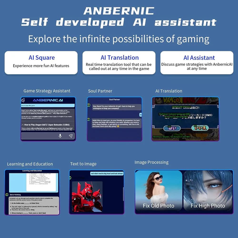 ANBERNIC RG Slide Black 256GB - 8