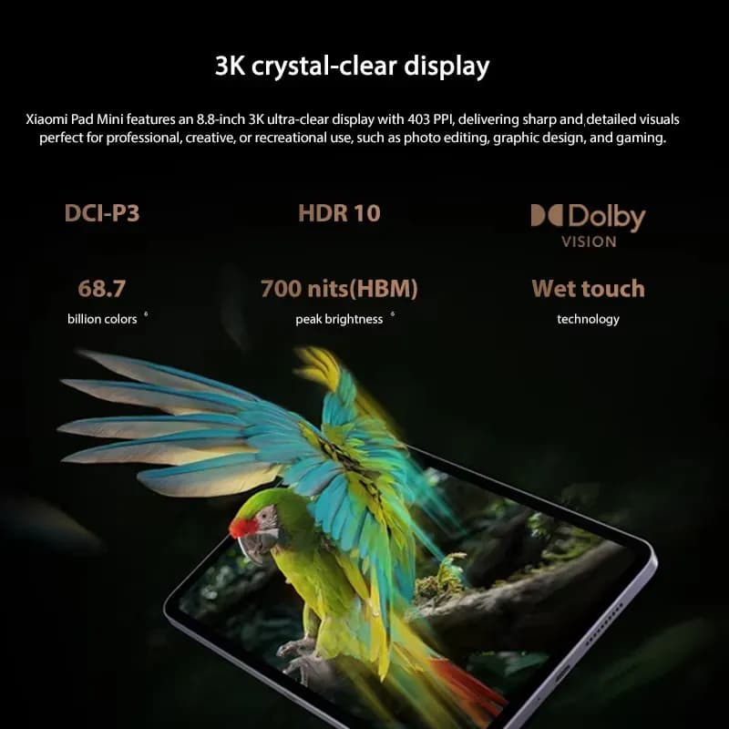 Global Version Xiaomi Pad Mini MediaTek Dimensity 9400+ 8.8" 3K - 4