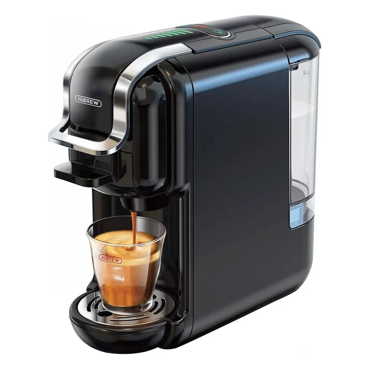 HiBREW H2B 5 in 1 Multi-Capsule Cold & Hot Coffee Maker (Black) - 1