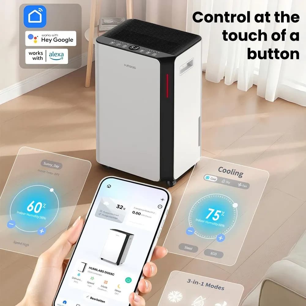 HUMILABS 20L Dehumidifier withApp Control - 2