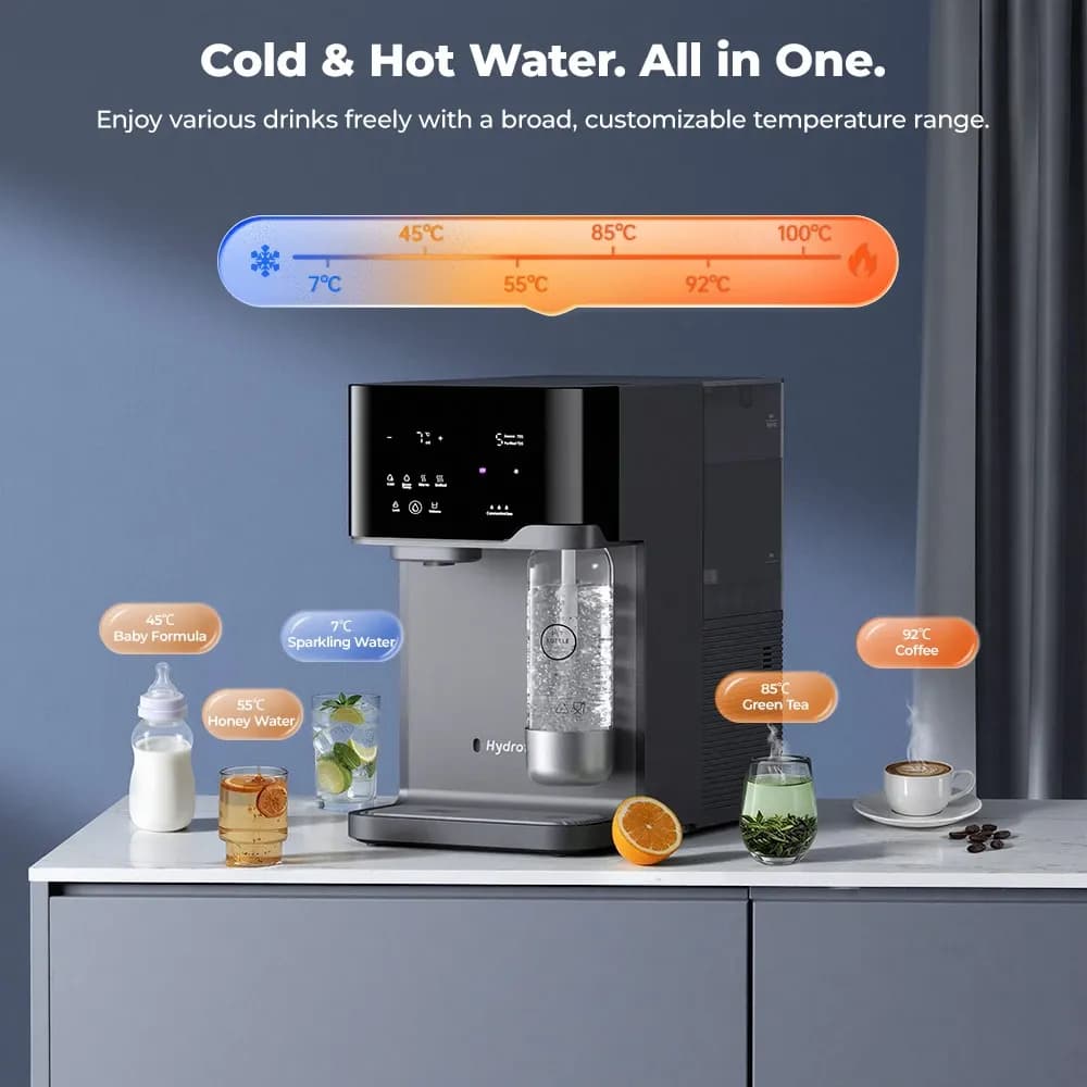 Hydrofast C300 RO Countertop Water Purifier with Composite Filter - 6