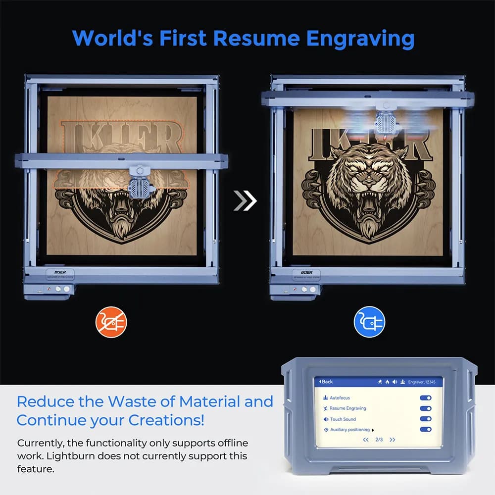 iKier K1 Pro 24W Laser Engraver - 4