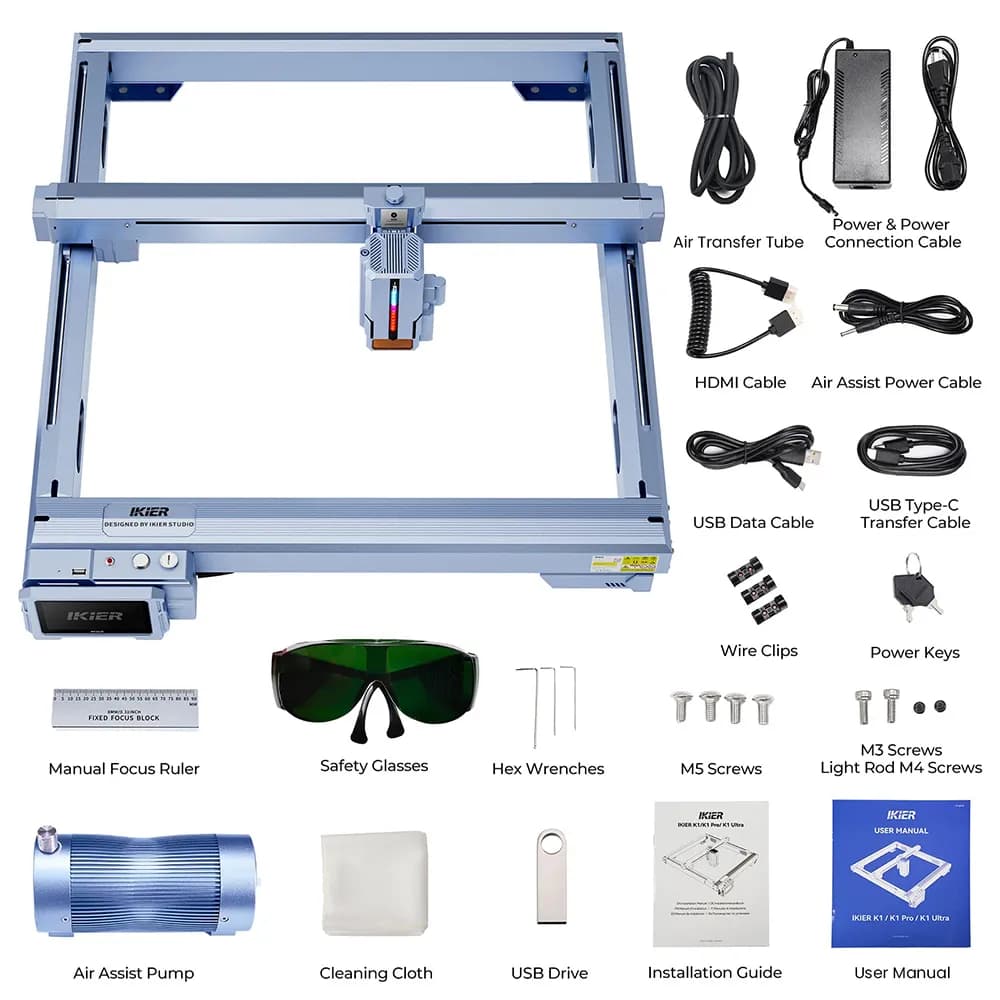 iKier K1 Pro 24W Laser Engraver - 8