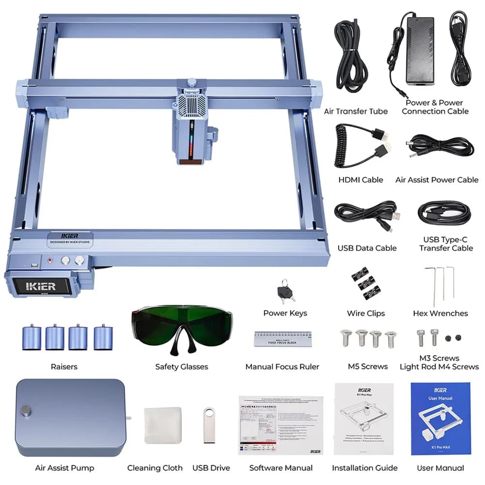 iKier K1 Pro Max 48W Laser Engraver - 8