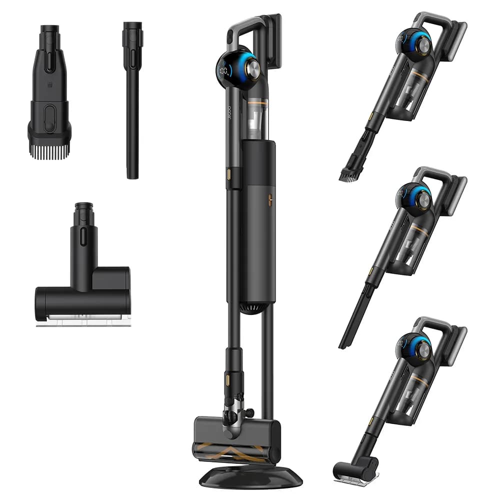 JIGOO V700 Cordless Vacuum Cleaner Station - 4
