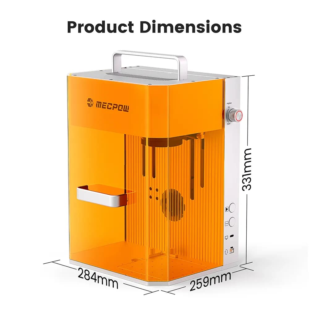 Mecpow X1 2W+10W Dual Laser Cutter and Engraver - 8