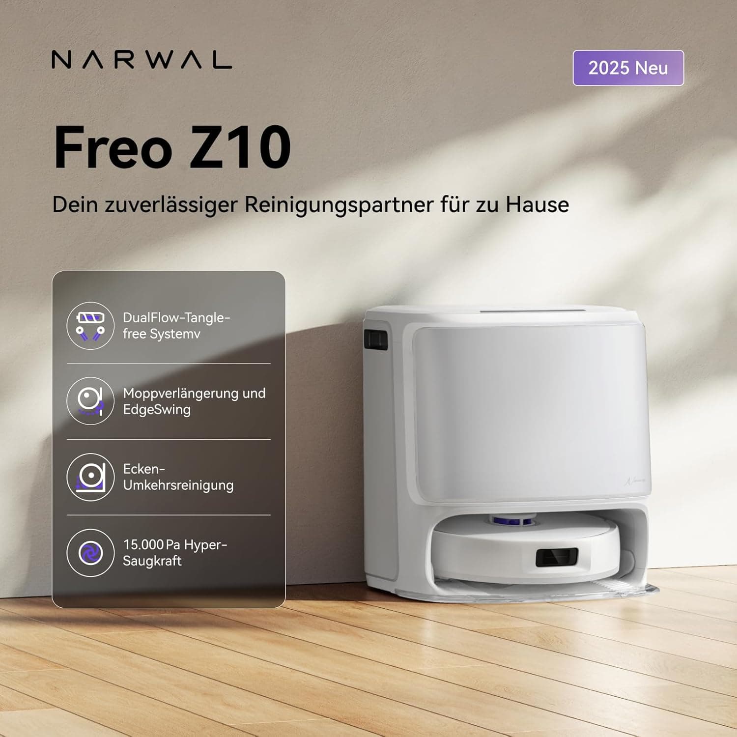 Narwal Freo Z10 Robot Vacuum & Mop - 3