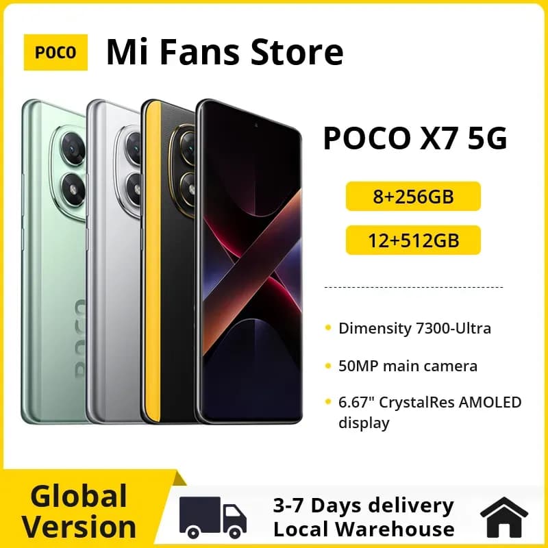 POCO X7 Global Version Smartphone Dimensity 7300-Ultra - 2