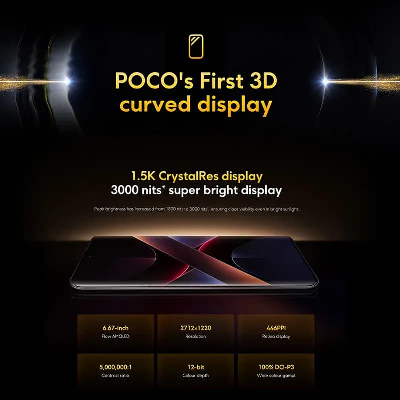 POCO X7 Global Version Smartphone Dimensity 7300-Ultra - 6