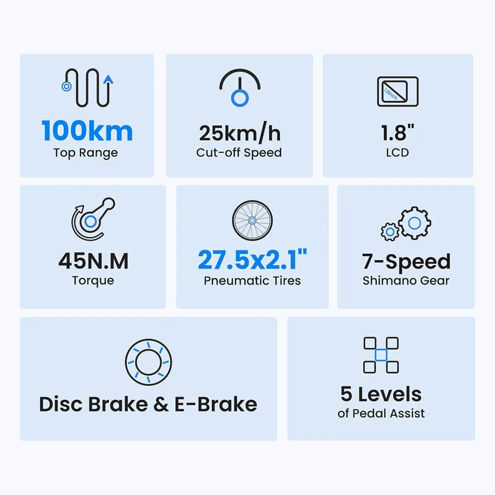 Touroll J1 ST 27.5" e-Bike - 2