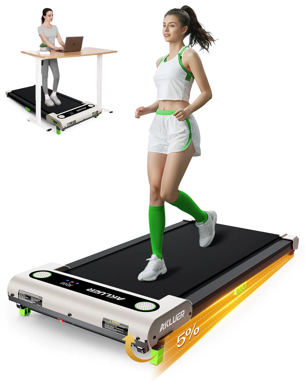 Akluer 480L-A Walking Pad with Incline