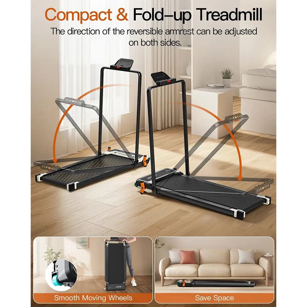 Akluer 520A-B Dual-Sided Walking Pad with Handle - 2