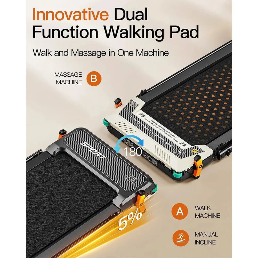 Akluer 520A-B Dual-Sided Walking Pad with Handle - 3