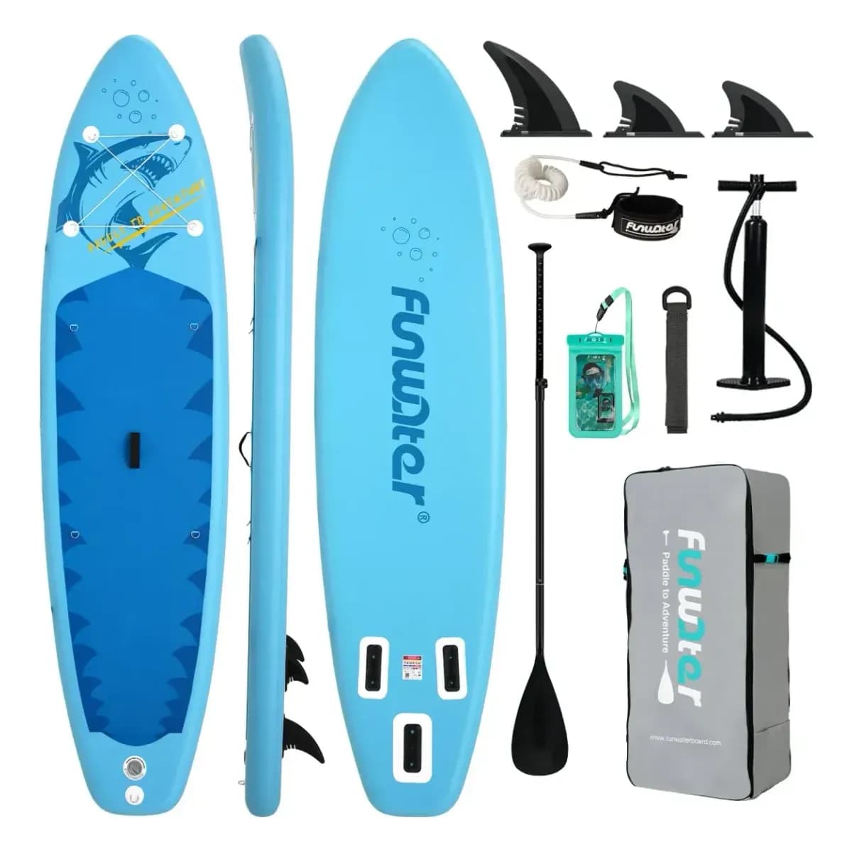 FunWater SUPFW58 Inflatable Paddle Board - 1