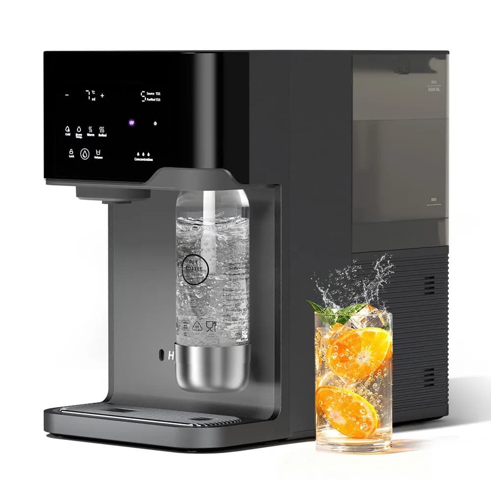 Hydrofast C300 RO Countertop Water Purifier – Iced & Sparkling Water, 6-Stage RO, UV Sterilization - 3