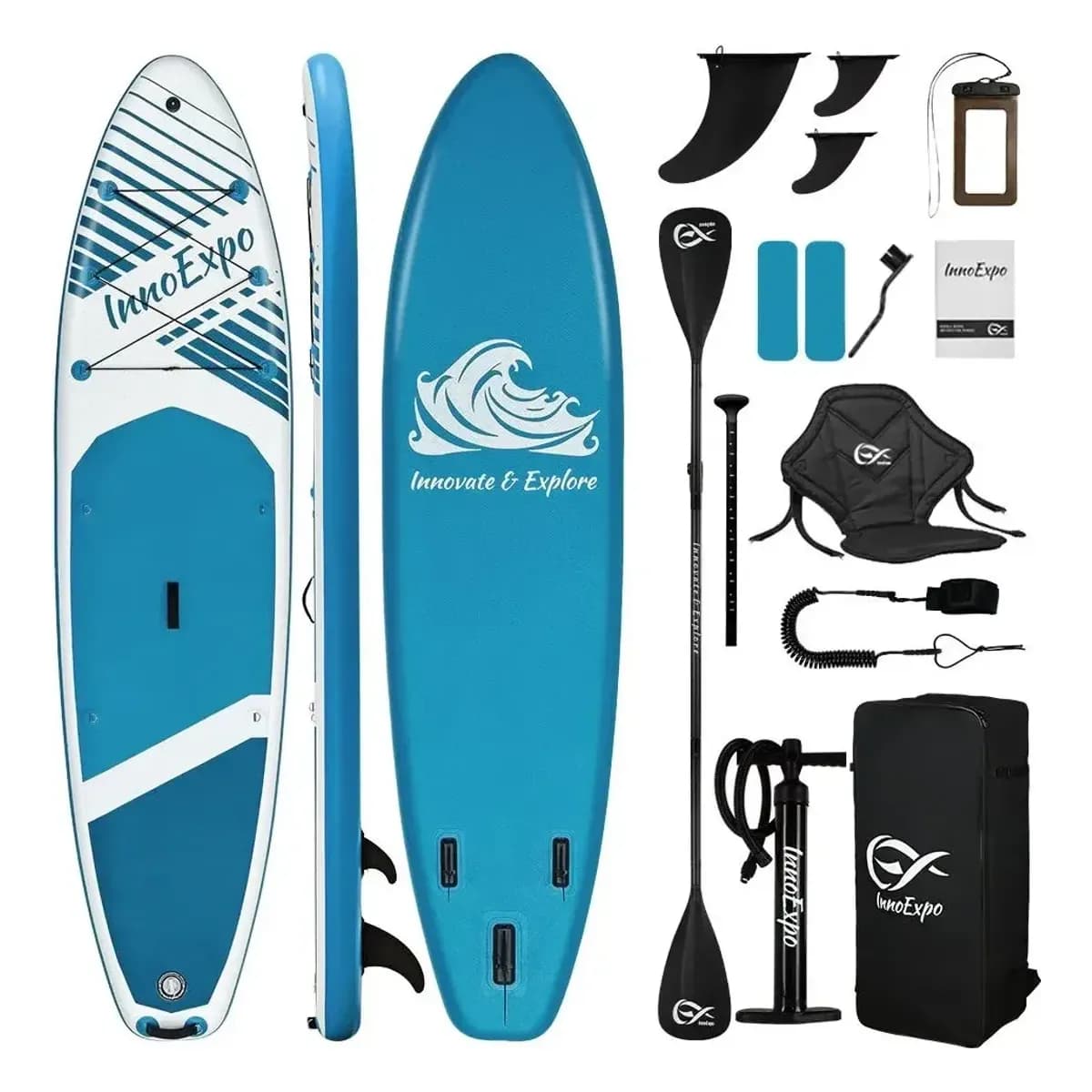 InnoExpo 335x83x15cm Inflatable SUP Board - 1