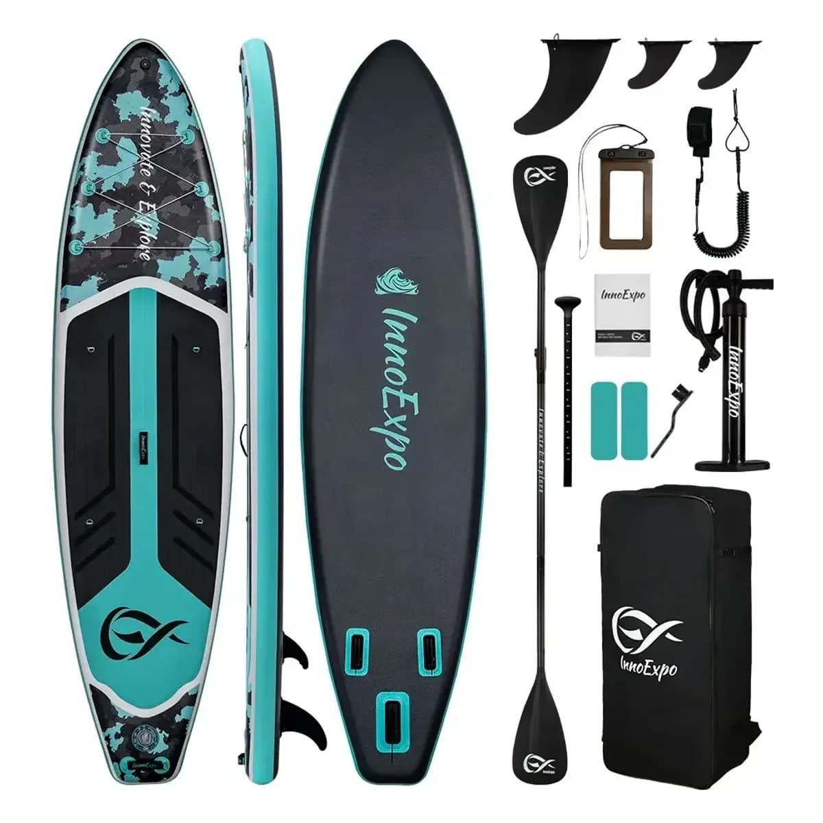 InnoExpo SUPIE71P Inflatable Stand Up Paddle Board - 1