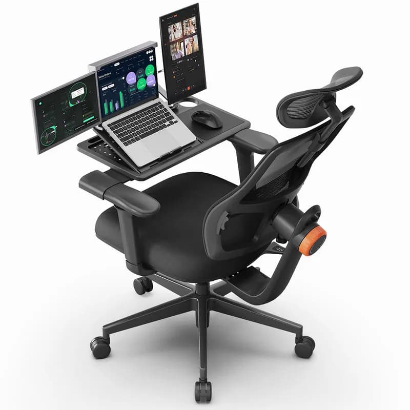 Newtral MagicH003 Ergonomic Chair + Workstation Desktop