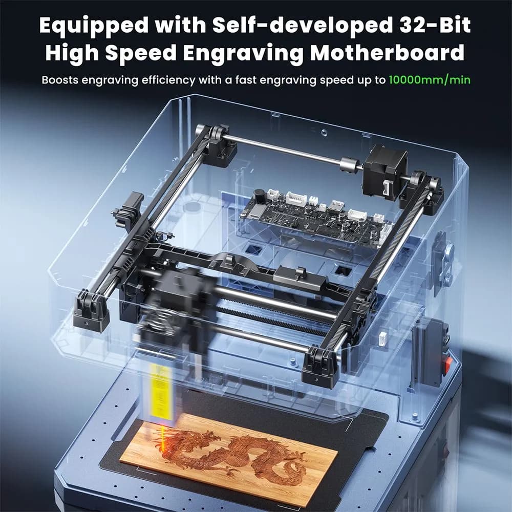 SCULPFUN iCube Ultra 12W Laser Engraver - 7