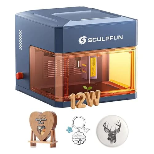 SCULPFUN iCube Ultra 12W Laser Engraver