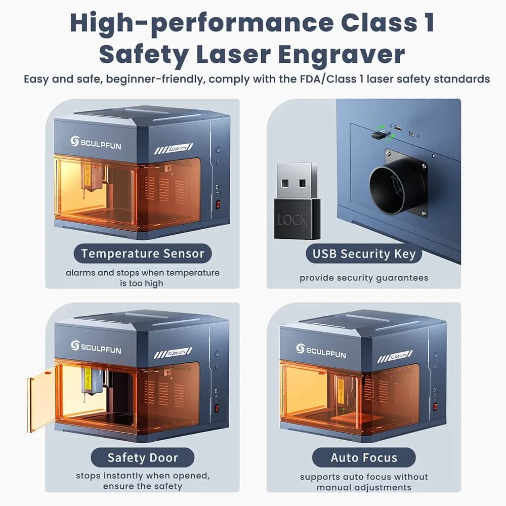 SCULPFUN iCube Ultra Dual Laser Engraver - 8