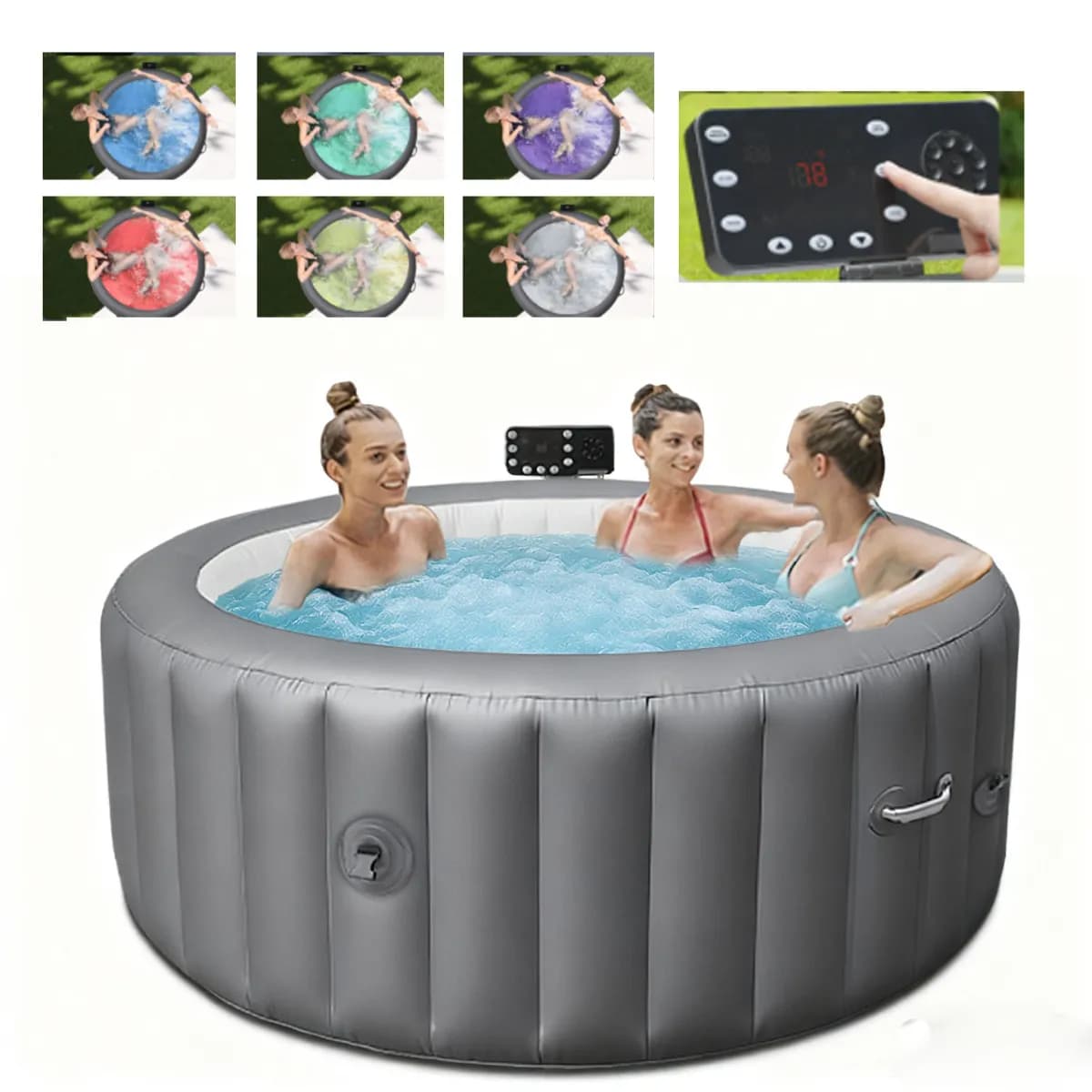 WaveRite 2 Inflatable Hot Tub Spa - 2